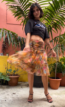 Load image into Gallery viewer, Sheer 1990’s boho skirt
