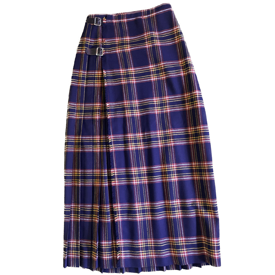 Long plaid skirt