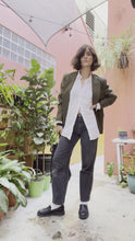 Load and play video in Gallery viewer, GREEN 1970S WOMENS JACKET BLAZER
