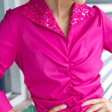 Load image into Gallery viewer, JS Boutique pink vintage blouse

