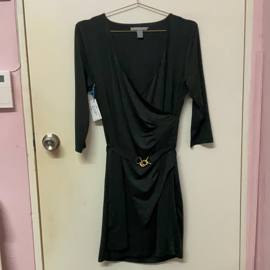 SILKY & Elegant black dress (polyester)